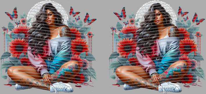 16oz Sunflower Girl-SU-548